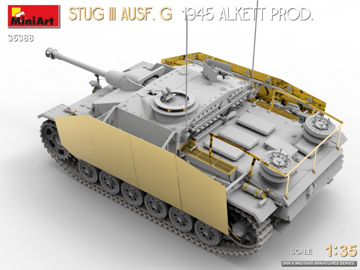 MiniArt 35388 STUG III AUSF. G 1945 ALKETT PROD. 1/35 – imagen 5