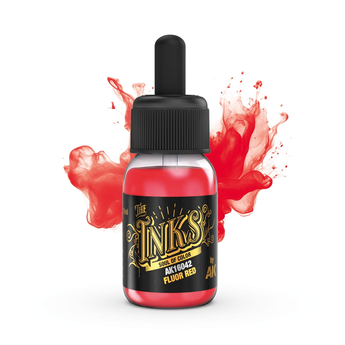 AK Interactive AK16042 ROUGE FLUOR – ENCRE 30 ml