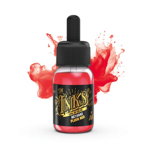 AK Interactive AK16042 ROUGE FLUOR – ENCRE 30 ml