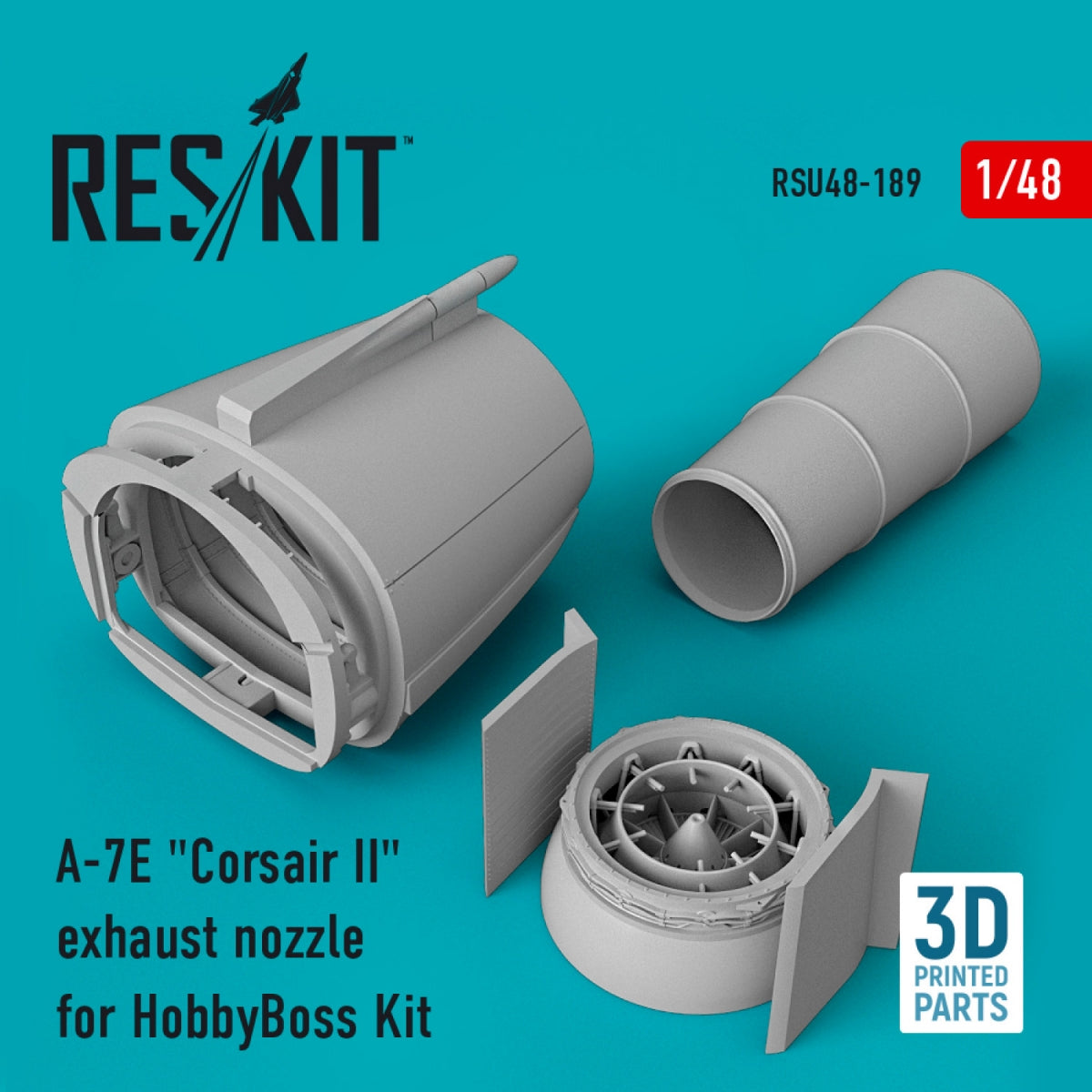 RESKIT RSU48-0189 A-7E &amp;quot;CORSAIR II&amp;quot; EXHAUST NOZZLE FOR HOBBYBOSS KIT (3D PRINTED) 1/48 – imagen 2