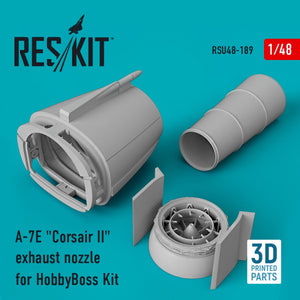 RESKIT RSU48-0189 A-7E &amp;quot;CORSAIR II&amp;quot; EXHAUST NOZZLE FOR HOBBYBOSS KIT (3D PRINTED) 1/48 – imagen 2