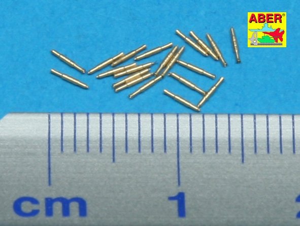 Aber 350L-32 Set of 20 pcs 0,5in (12,7mm) Vickers Mk.III machine gun barrels for Royal Navy ships 1/350 – imagen 2