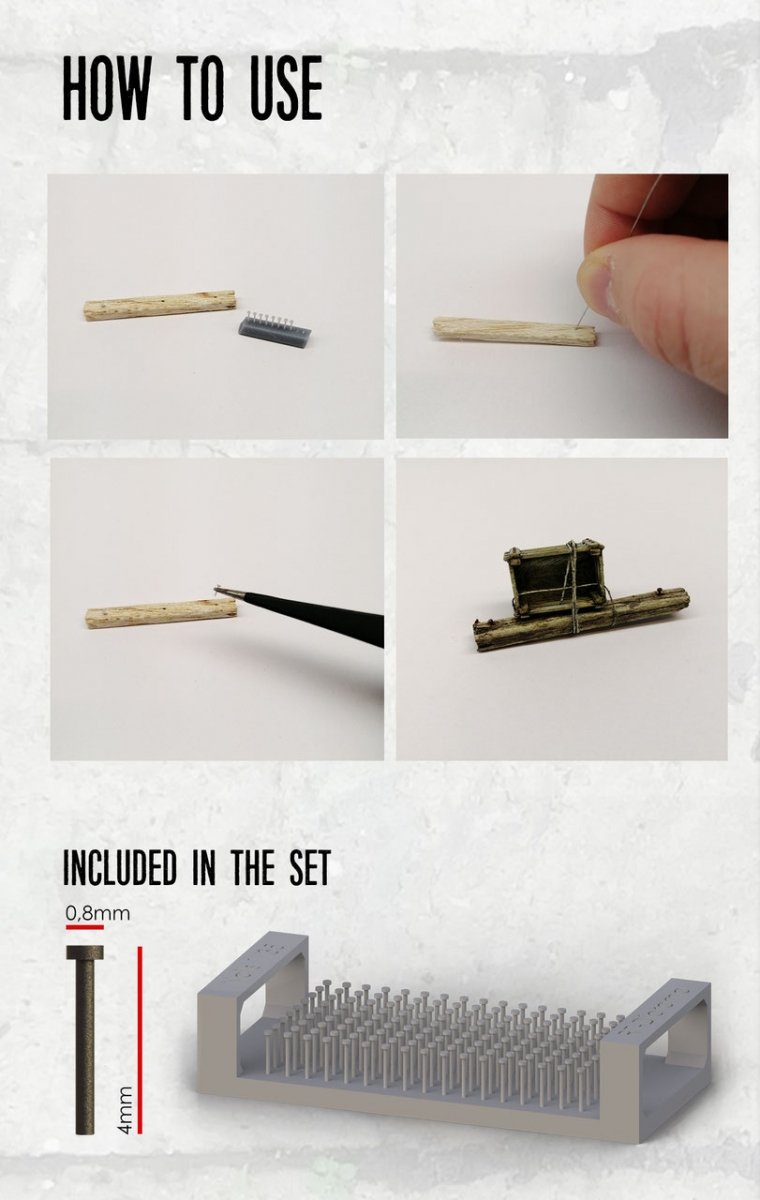 RT-Diorama 35661 Carpenters Nails 1/35 – imagen 2