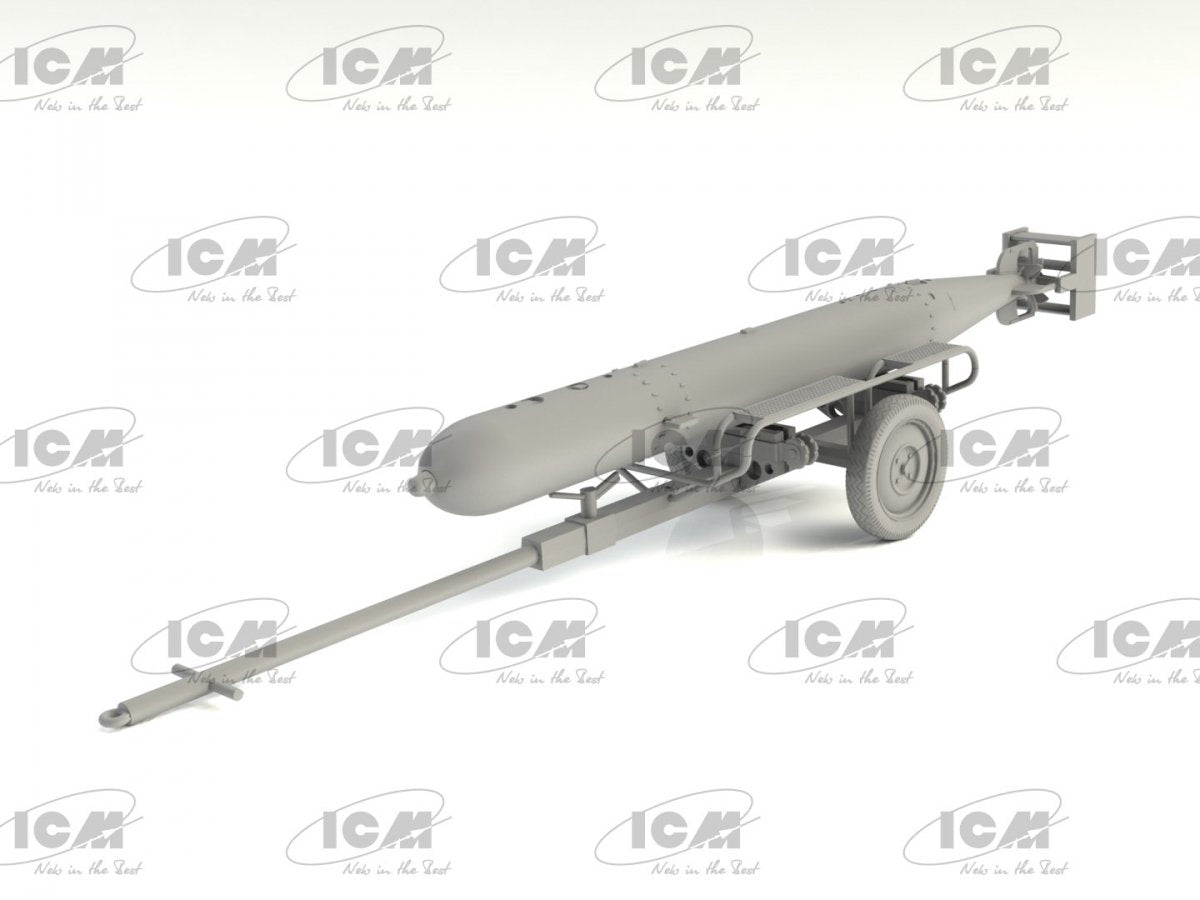 ICM 48404 WWII German Torpedo Trailer 1/48 – imagen 5