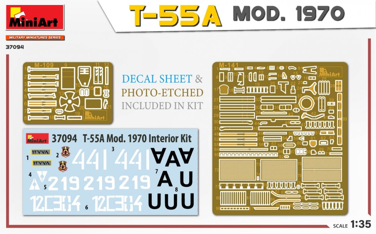 MiniArt 37094 T-55A MOD. 1970 INTERIOR KIT 1/35 – Bild 7