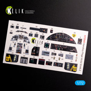 KELIK K72065 Handley Page Victor B Mk2 interior 3D decals for Airfix kit 1/72 – immagine 2