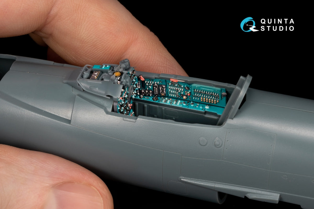 Quinta Studio QD+48580 MiG-21bis early Fishbed-L 3D-Printed &amp;amp; coloured Interior on decal paper (Eduard) (with 3D-printed resin parts) 1/48 – Bild 7