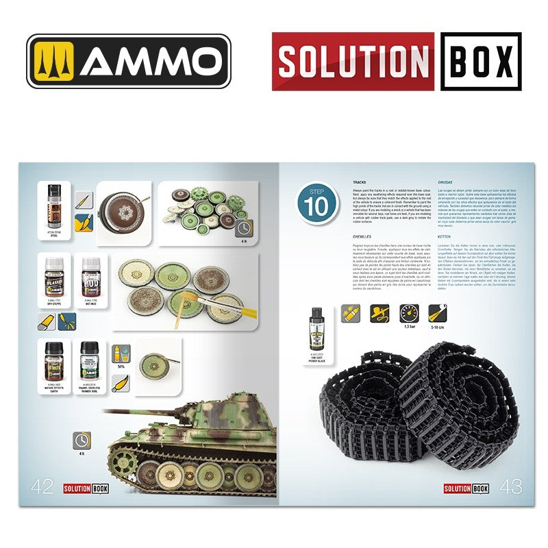 Ammo of Mig 6529 SOLUTION BOOK 23 - How to Paint WWII German Late War Vehicles (Multilingual Book) – immagine 5