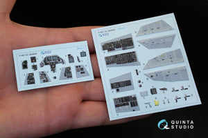 Quinta Studio QD32023 F-16D 3D-Printed &amp;amp; coloured Interior on decal paper (for Academy kit) 1/32 – imagen 2
