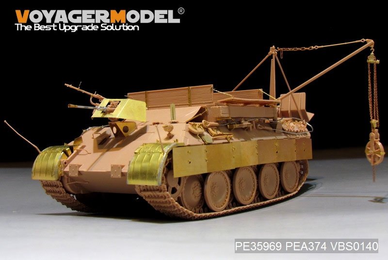 Voyager Model PE35969 WWII German Bergepanther Ausf.A (Early type,Panther A tool holders) Basic For MENG SS-015 1/35 – imagen 3