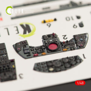 KELIK K48029 F-104G &amp;quot;STARFIGHTER&amp;quot; EARLY TYPE INTERIOR 3D DECALS FOR HASEGAWA KIT 1/48 – imagen 3