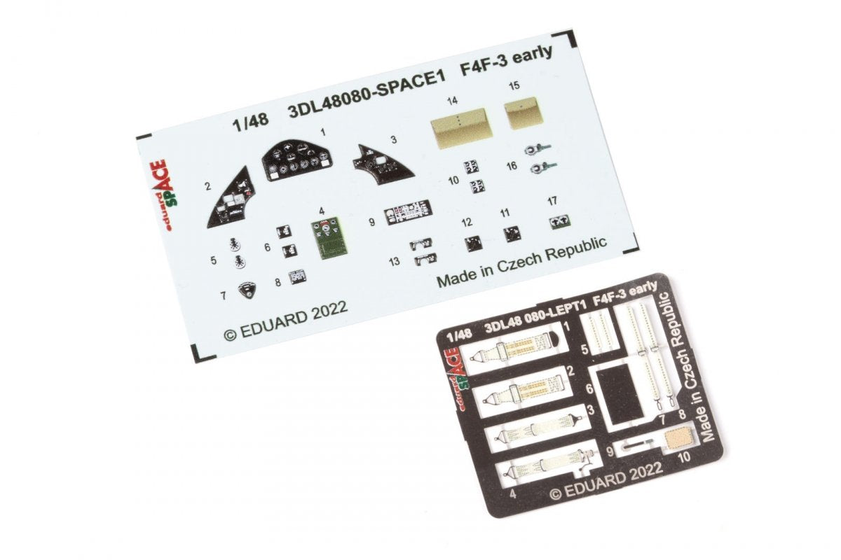 Eduard 3DL48080 F4F-3 early SPACE EDUARD 1/48 – immagine 2
