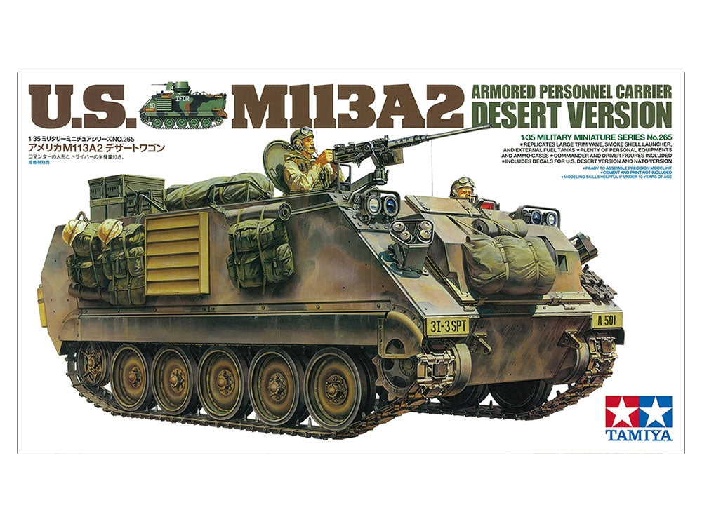 Tamiya 35265 U.S. M113A2 Armored Personnel Carrier Desert Version 1/35 – imagen 2