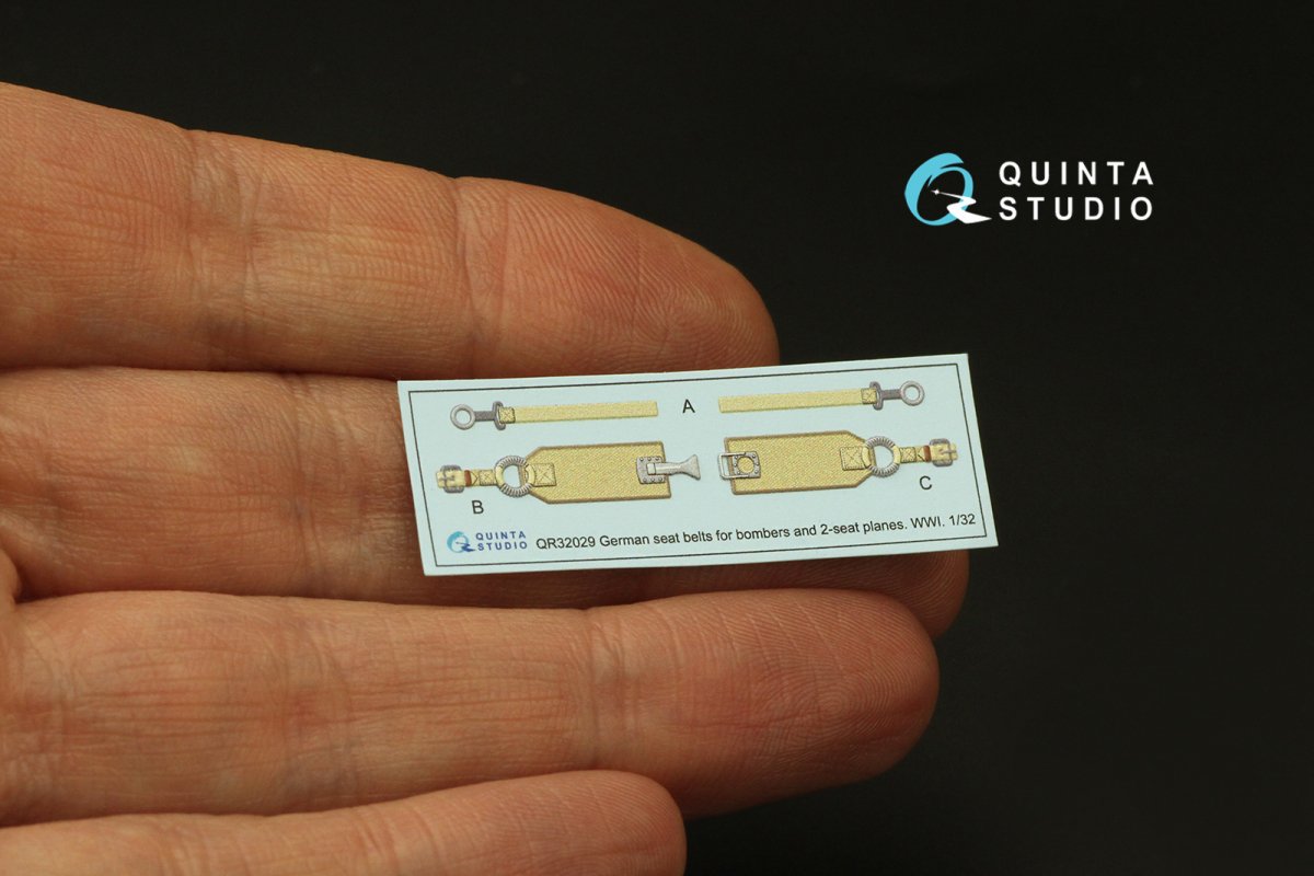 Quinta Studio QR32029 WWI German seats Belts for bombers 1/32 – Bild 3