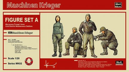 Hasegawa MK02 (64002) Ma.K. FIGURE SET A (Mercenary Troops&amp;#39; Arms Cold District Maintenance Soldiers)