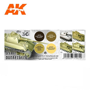 AK Interactive AK11640 GERMAN DUNKELGELB MODULATION SET 4x17 ml – image 2