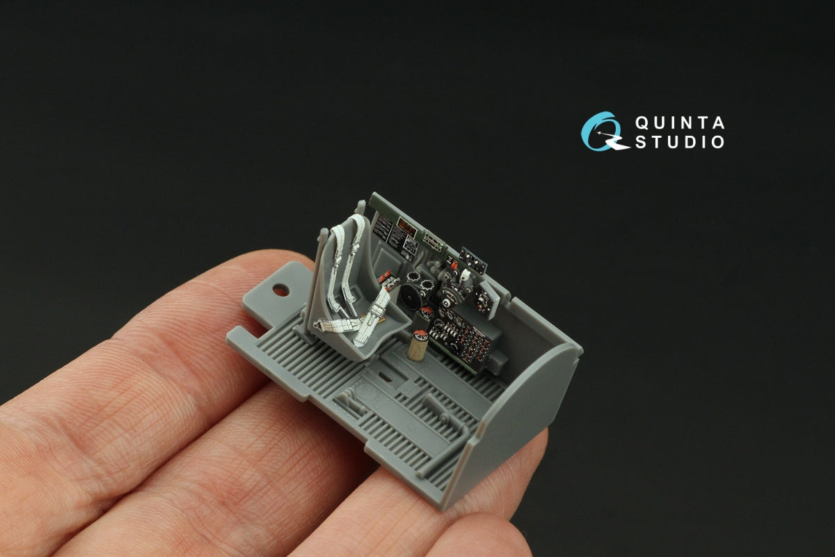 Quinta Studio QD48412 P-47D Thunderbolt Bubbletop 3D-Printed &amp;amp; coloured Interior on decal paper (Tamiya) 1/48 – Bild 9