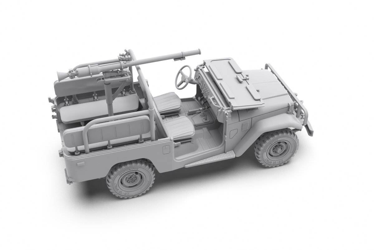AK Interactive AK35003 FJ43 PICKUP WITH SPG-9 RECOILLESS GUN 1/35 – imagen 9