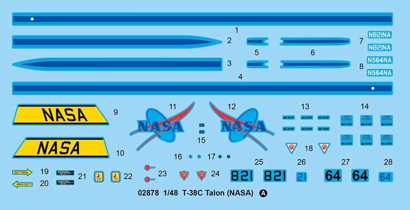 Trumpeter 02878 T-38C Talon NASA – immagine 4