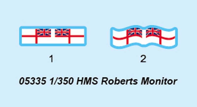 Trumpeter 05335 HMS Roberts Monitor  – image 3