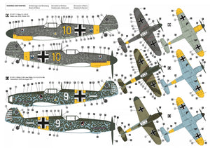 Hobby 2000 32013 Bf 109 F-2 Front de l&amp;#39;Est (HASEGAWA + CARTOGRAF + MASQUES + PIÈCES EN MÉTAL) 1/32  – image 3
