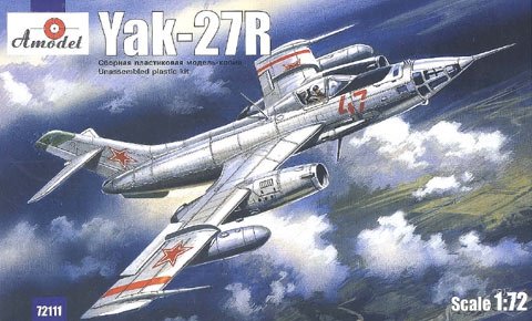 A-Model 72111 Yakovlev Yak-27R Soviet Reconnaissance aircraft 1/72