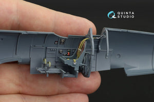 Intérieur imprimé en 3D et coloré sur papier décalcomanie (Eduard) Quinta Studio QD48133 Spitfire Mk.I 1/48 – image 4