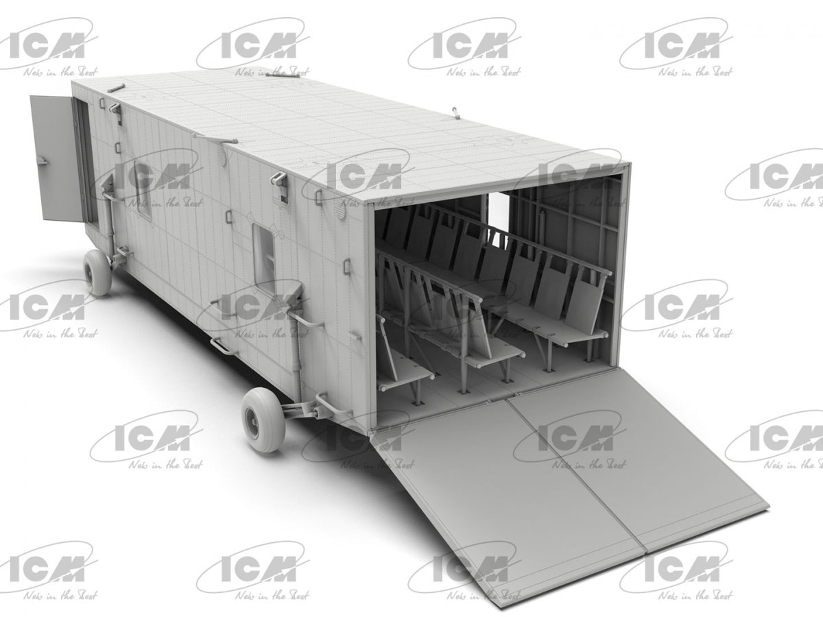 ICM 53201 Universal Military Pod and M8A1 US Landing Mat 1/35 – zdjęcie 3
