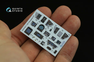 Intérieur imprimé en 3D et coloré sur papier décalcomanie Quinta Studio QD48180 F-14D (Hasegawa) 1/48 – image 8