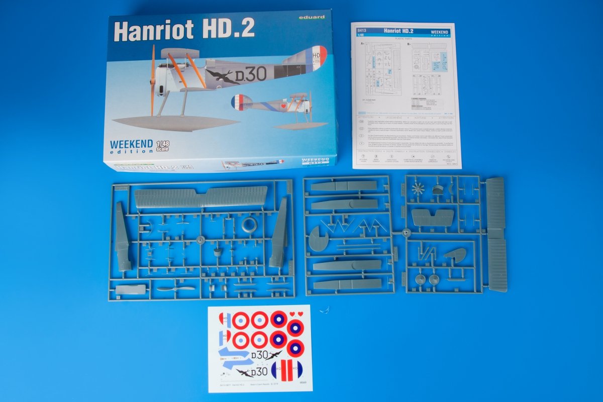 Eduard 8413 French WWI Hanriot HD.2 floatplane Weekend edition 1/48 – imagen 3