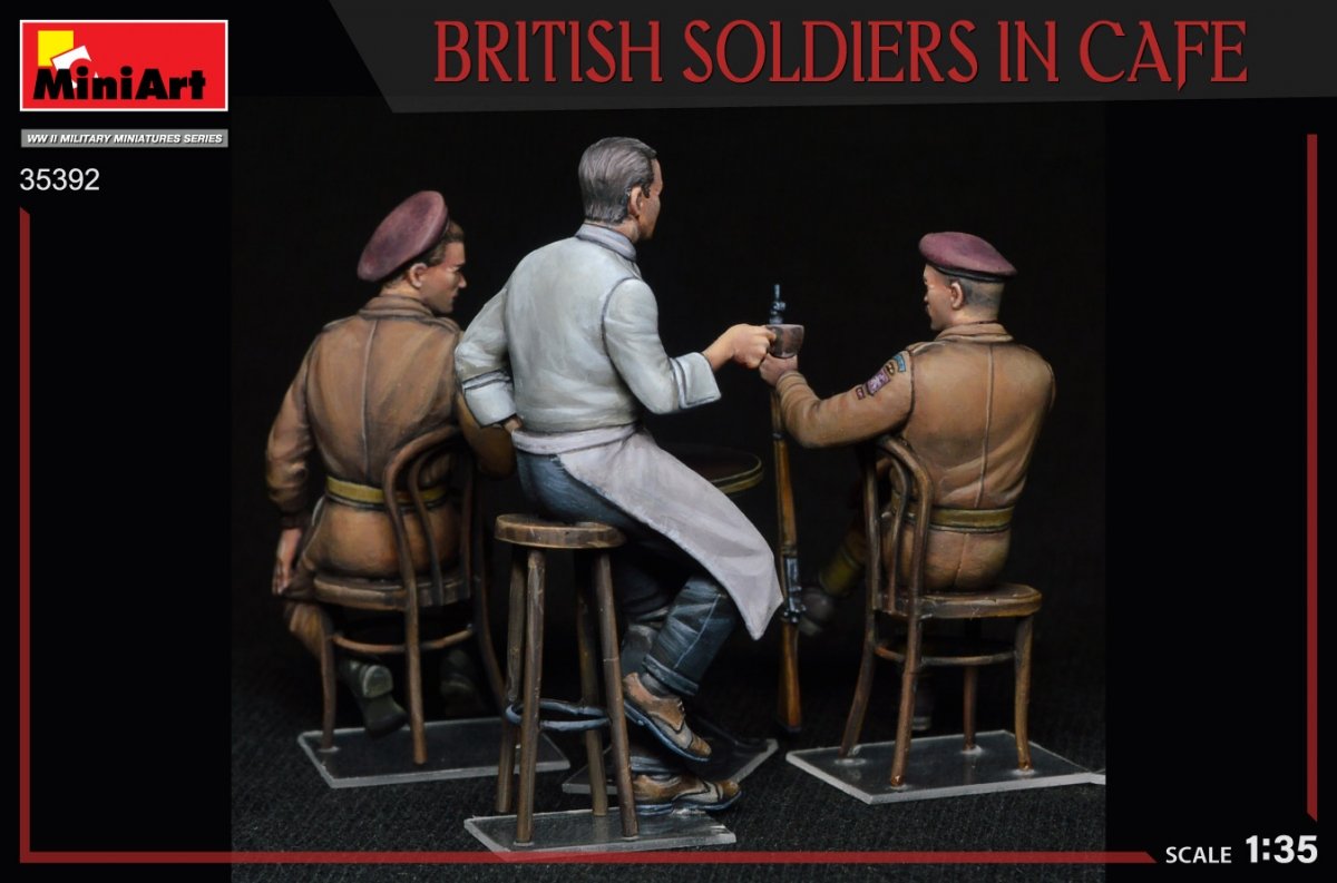 MiniArt 35392 BRITISH SOLDIERS IN CAFE 1/35 – imagen 5