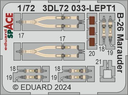 Eduard 3DL72033 B-26 Marauder SPACE EDUARD, HASEGAWA 1/72 – immagine 2