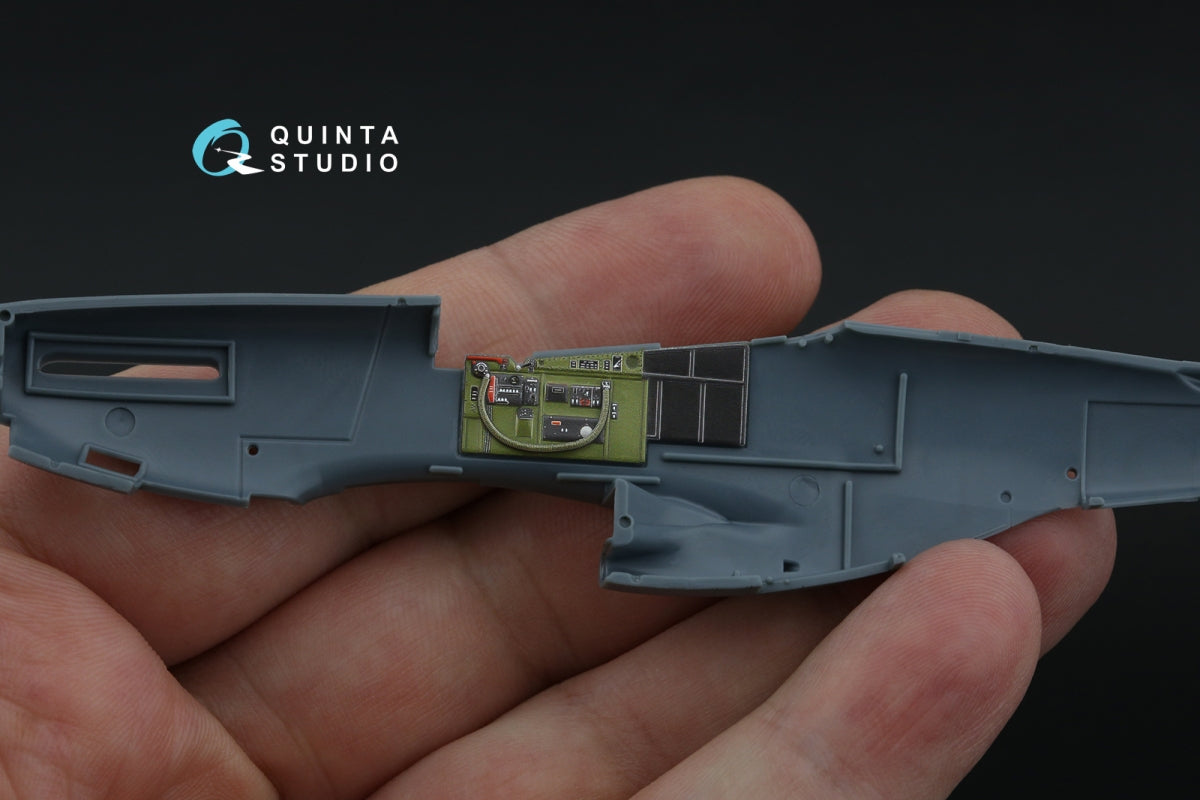 Quinta Studio QD72182 P-51D Mustang Late 3D-Printed &amp;amp; coloured Interior on decal paper (Eduard) 1/72 – imagen 9