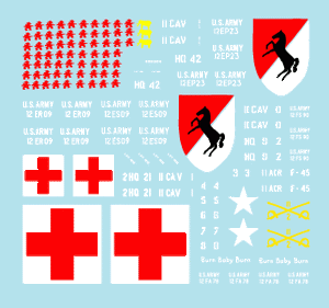 Star Decals 35-932 11e régiment de cavalerie au Vietnam et au Cambodge 2 1/35 – image 2