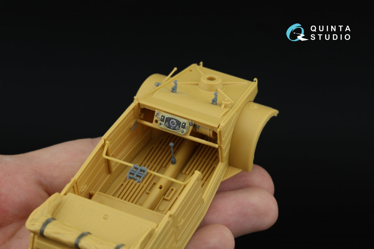 Quinta Studio QD+35143 Kubelwagen Type 82 3D-Printed &amp;amp; coloured Interior on decal paper (Hero) (with 3D-printed resin parts)1/35 – Bild 14