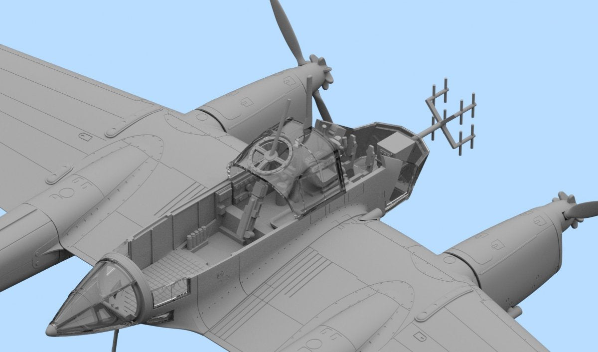 ICM 72293 FW 189A-1, WWII German Night Fighter 1/72 – immagine 5