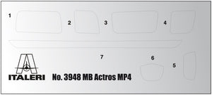 Italeri 3948 MERCEDES-BENZ MP4 BIG SPACE 1/24 – Bild 4