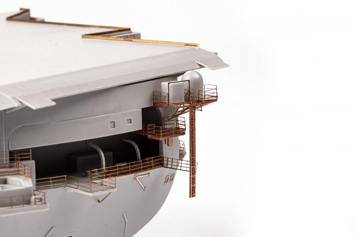 Eduard 53283 USS Constellation CV-64 partie 3 - rambardes et filets de sécurité TRUMPETER 1/350 – image 10