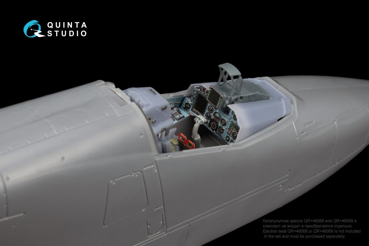 Quinta Studio QD+48438 Su-25SM/SM3 3D-Printed coloured Interior on decal paper (Zvezda/Quinta Models/Arma Models) 1/48 – imagen 9
