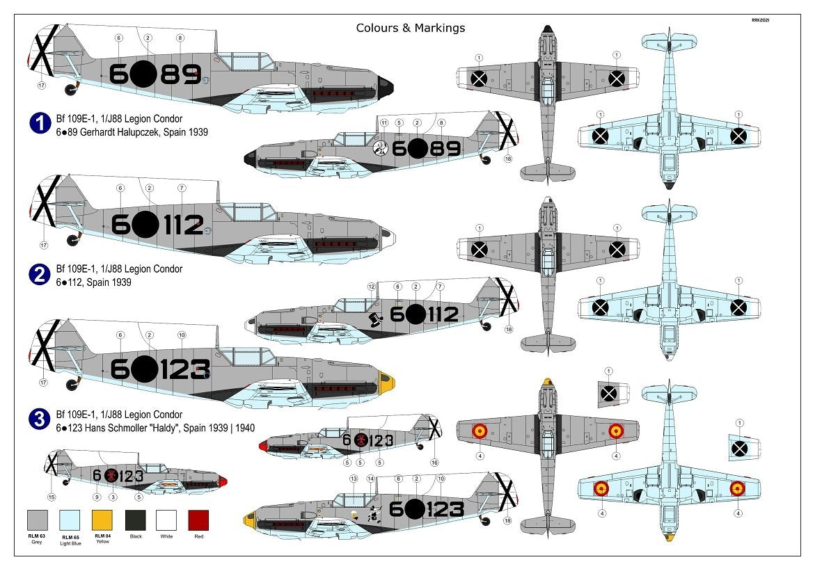 AZ Model AZ7802 Bf 109E-1 „Legion Condor“ 1/72 – Bild 2