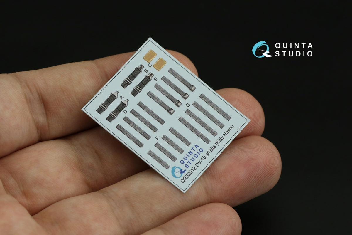 Quinta Studio QD32079 OV-10D 3D-Printed &amp;amp; coloured Interior on decal paper (KittyHawk) 1/32 – imagen 8