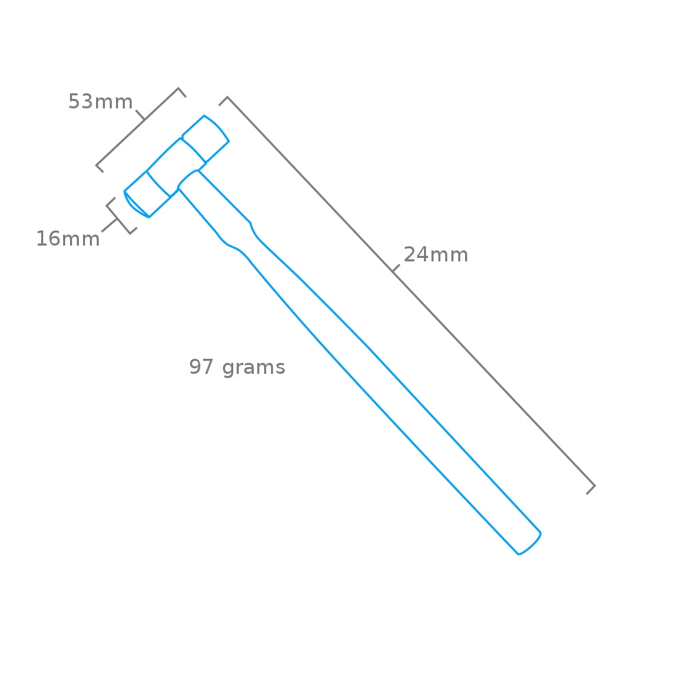 Modelcraft PHA5180 Brass Jewellers Hammer (3oz/84g) – zdjęcie 2