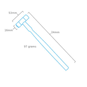 Modelcraft PHA5180 Brass Jewellers Hammer (3oz/84g) – zdjęcie 2
