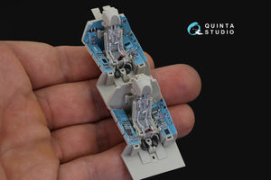 Quinta Studio QD48188 Su-30SM 3D-Printed coloured Interior on decal paper (for KittyHawk kit) 1/48 – imagen 10