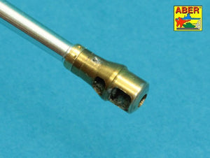 Aber 35L-245 7,5 cm barrel with muzzle brake for Panther Ausf.A 1/35 – imagen 3
