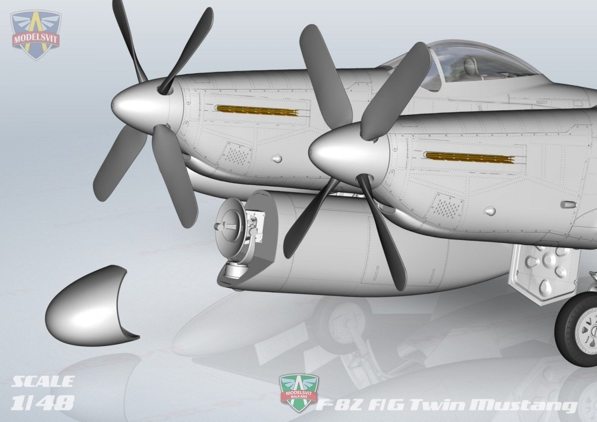 Modelsvit 4818 F-82F/G Twin Mustang 1/48 – Bild 4