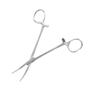 Modelcraft PCL5046 Curved Locking Forceps Jaws (Serrated) (150mm)