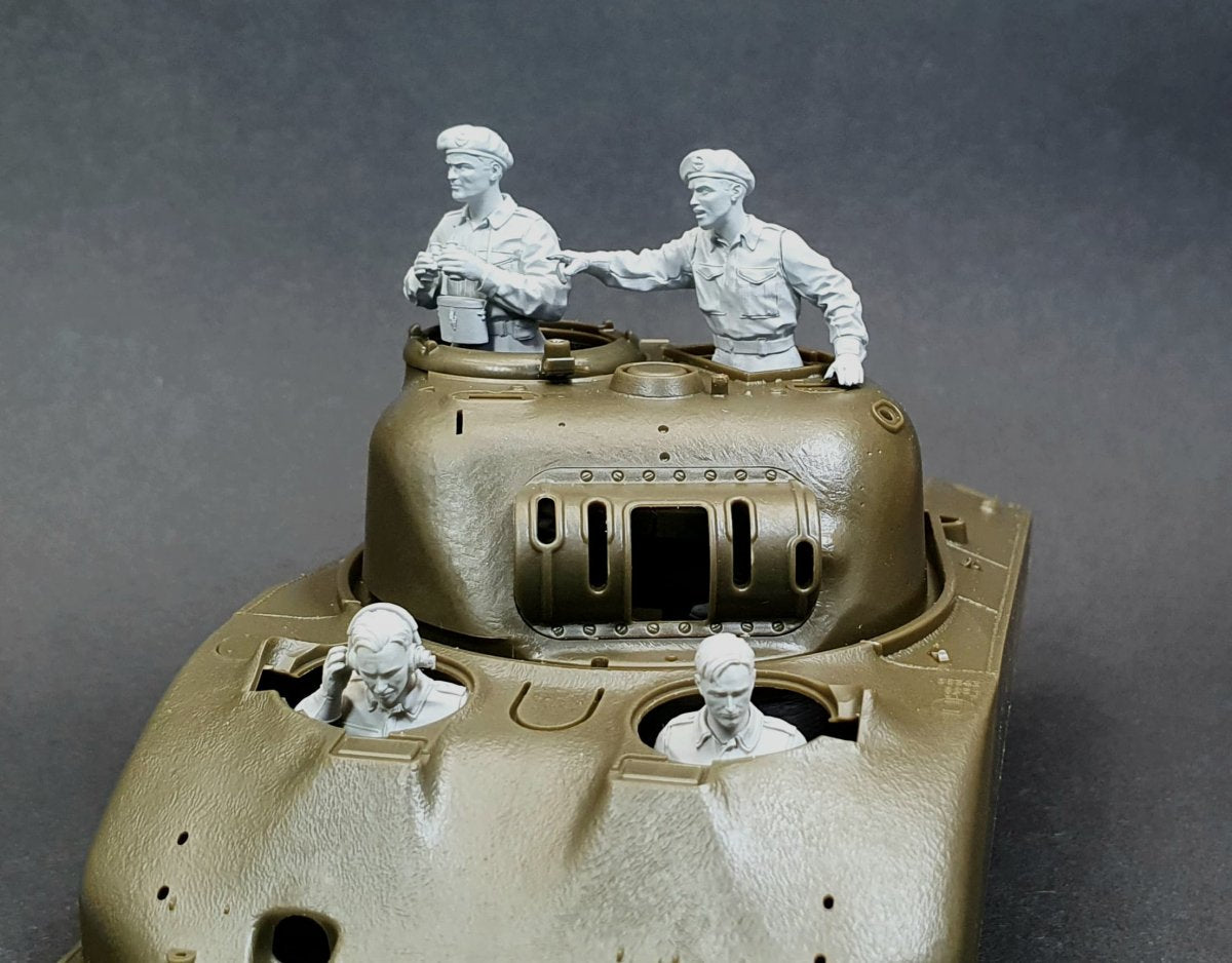 Panzer Art FI35-176 British Sherman tank crew 1/35 – imagen 2