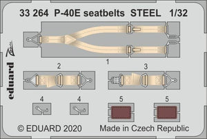 Eduard BIG33122 P-40E part I for Trumpeter 1/32 – imagen 4