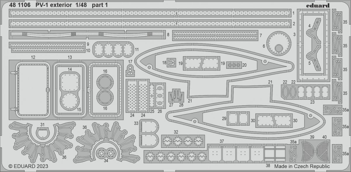 Eduard BIG49377 PV-1 PART II ACADEMY 1/48 – zdjęcie 3